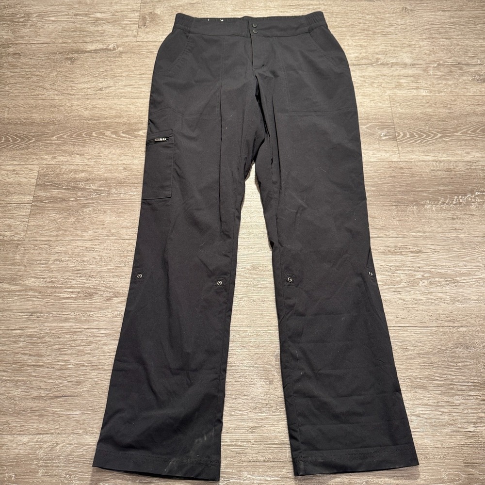 Columbia Pants Womens 8 Black Roll‎ Tab Hiking Camping Outdoor Lightweight 30x32